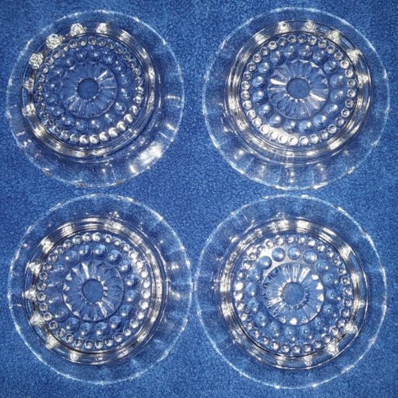 1950's Federal Glass Company #2707 Coaster/Ashtray - Set of FOUR - Picture 2 of 4